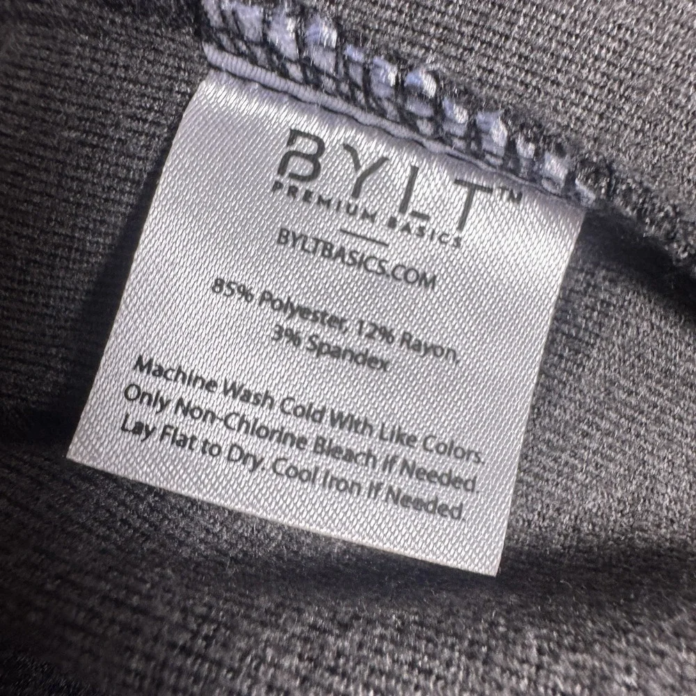 BYLT Coastal Overshirt Mens L Shacket Shirt Jacket Flip Cuff Flannel Premium